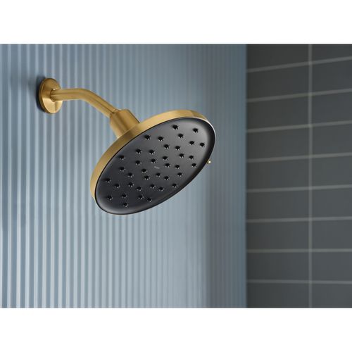 Main product image of Verso Adjustable 9" Diameter Spray Head Rainshower, 2.5 GPM, 220R3BG (Brushed Gold)