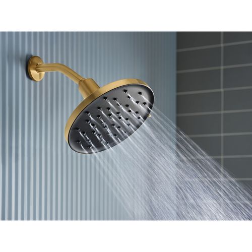 Main product image of Verso Adjustable 9" Diameter Spray Head Rainshower, 2.5 GPM, 220R3BG (Brushed Gold)