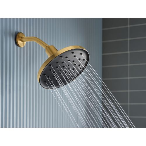 Main product image of Verso Adjustable 9" Diameter Spray Head Rainshower, 2.5 GPM, 220R3BG (Brushed Gold)