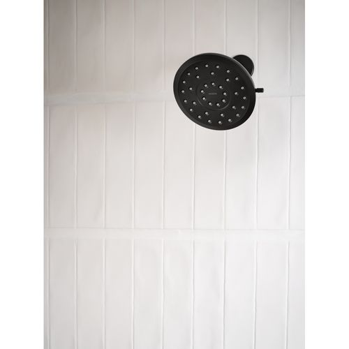 Verso 8 Function 6" Diameter Spray Head Rainshower, 2.5 GPM, 220R7BL (Matte Black)