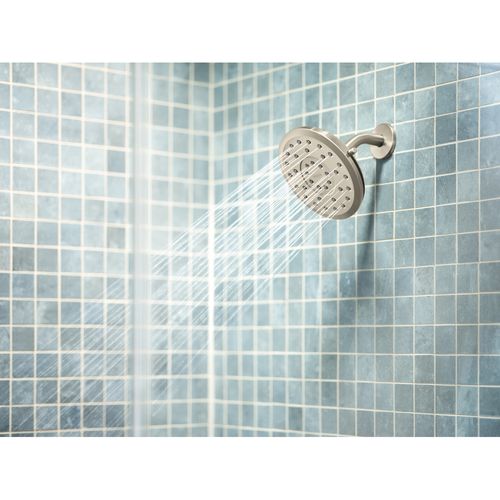 Main product image of Verso 8 Function 6" Diameter Spray Head Rainshower, 2.5 GPM, 220R7BN (Brushed Nickel)