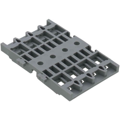 4-Gang Mounting Carrier for Levered Inline Splicing Connectors (Gray)