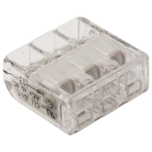 Main product image of 3-Conductor Compact Splicing Lever Nut Connector for Ex Applications, 20-10 AWG (Box of 30)