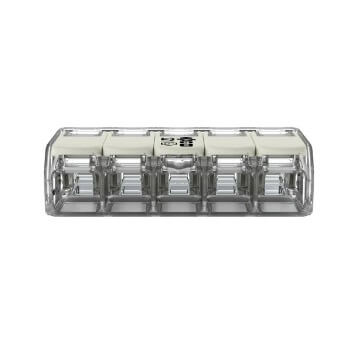 Main product image of 5-Conductor Compact Splicing Lever Nut Connector for Ex Applications, 20-10 AWG (Box of 15)