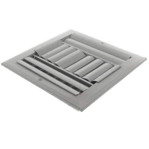 Main product image of 8" x 8" (Wall Opening Size) White Sidewall/Ceiling Register (A614MS Series)