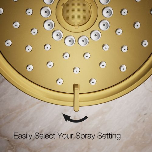 Main product image of Purist Three-Function Showerhead, 2.5 GPM (Moderne Brass), K-22170-2MB