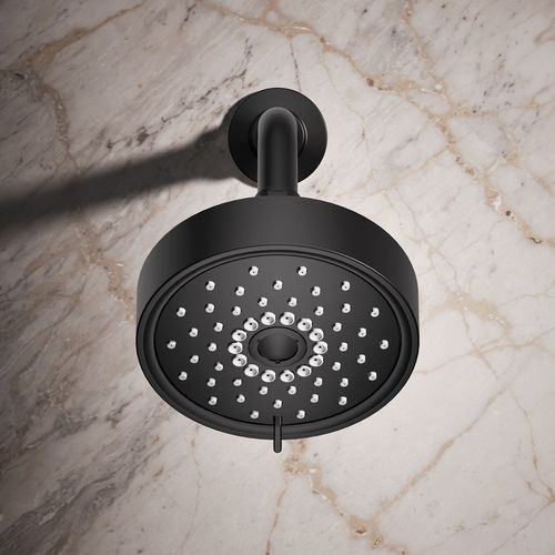 Main product image of Purist Three-Function Showerhead, 2.5 GPM (Matte Black), K-22170-BL