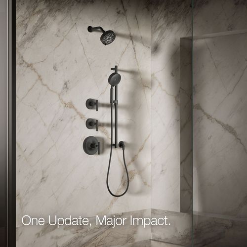 Main product image of Purist Three-Function Showerhead, 2.5 GPM (Matte Black), K-22170-BL