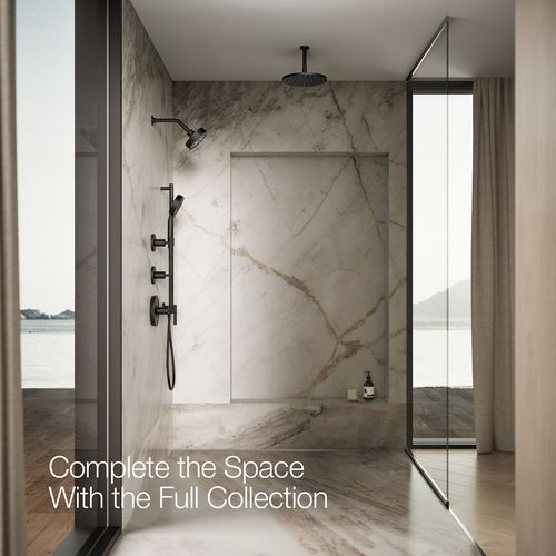 Main product image of Purist Three-Function Showerhead, 2.5 GPM (Matte Black), K-22170-BL
