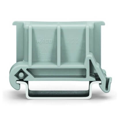 Main product image of Angled DIN-rail Adapter for 221-500 or 222-500 Mounting Carriers (Gray)