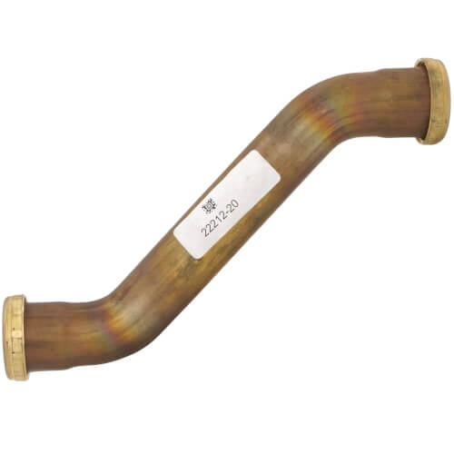 Main product image of 1-1/2" 20 Gauge, Double Offset (Rough Brass)