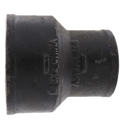 Main product image of 3" x 2" Imported No Hub Cast Iron Short Pipe Reducer