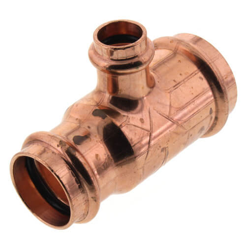 Main product image of 1-1/4" x 1" x 1/2" ProPress Copper Tee