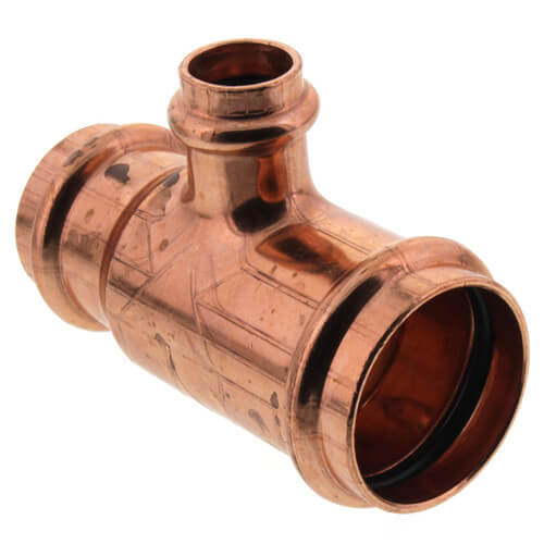 Main product image of 1-1/4" x 1" x 1/2" ProPress Copper Tee