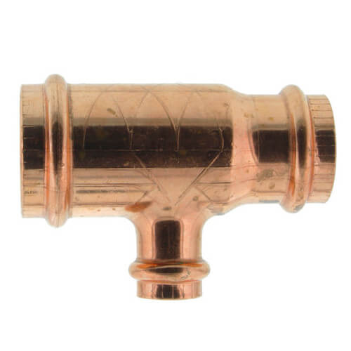 Main product image of 1-1/4" x 1" x 1/2" ProPress Copper Tee