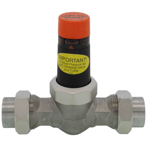 3/4" EB25-DU Double Union SS Pressure Regulating Valve, 45 PSI (Lead Free)
