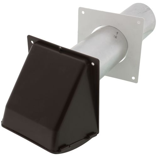 Main product image of 3" Brown Plastic Preferred Hood Vent w/ Tail Pipe