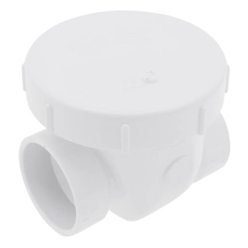 Main product image of 1-1/2" PVC Backwater Valve w/ DWV Hub
