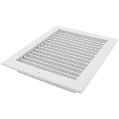Main product image of 10" x 8" (Wall Opening Size) White Sidewall/Ceiling Register (A618MS Series)