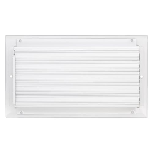 Main product image of 12" x 6" (Wall Opening Size) White Sidewall/Ceiling Register (A618MS Series)