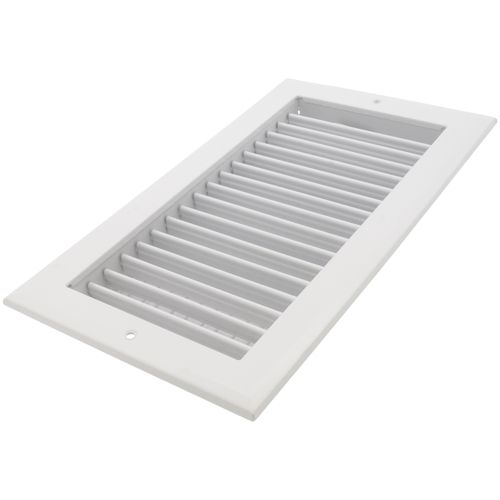 Main product image of 12" x 6" (Wall Opening Size) White Sidewall/Ceiling Register (A618MS Series)