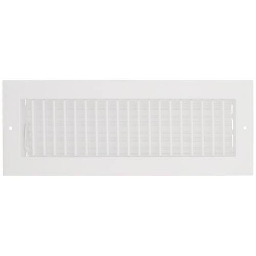 Main product image of A618MS 14" x 4" (Wall Opening Size) White Sidewall/Ceiling Register (A618MS Series)