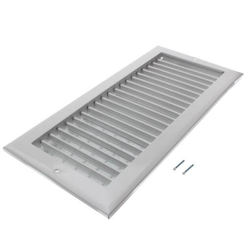 Main product image of 14" x 6" (Wall Opening Size) White Sidewall/Ceiling Register (A618MS Series)