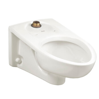 Main product image of Afwall Millennium 1.1/1.28/1.6 gpf (4.2 - 6.0 Lpf) Top Spud Elongated Wall-Hung Toilet Bowl Only (White)