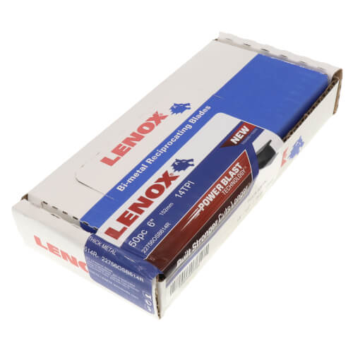 Main product image of 614R - 6" Bi-Metal Reciprocating Blade, 50-pack (Metal & Non-Ferrous Metal)