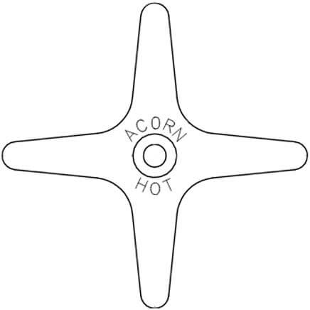 Main product image of Cross Handle-Hot, 2290-001-199