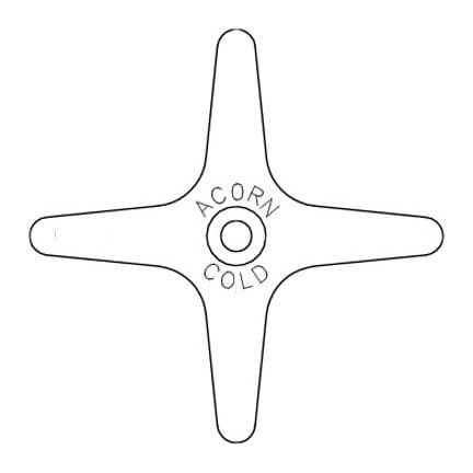 Main product image of Cross Handle-Cold, 2290-002-199