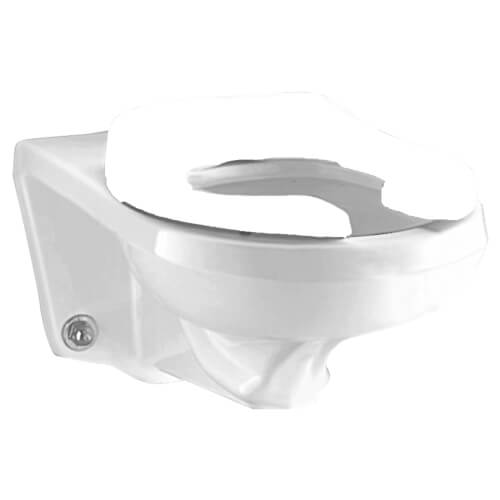 Main product image of Afwall ADA Retrofit 1.28/1.6 gpf (4.8 - 6.0 Lpf) Top Spud Elongated Wall-Hung EverClean Toilet Bowl Only (White)