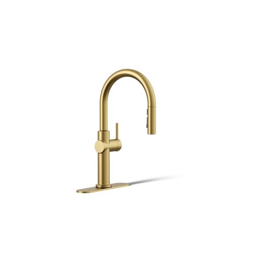 Main product image of Crue 1-Handle Pull Down Kitchen Faucet (Moderne Brass), K-22972-2MB