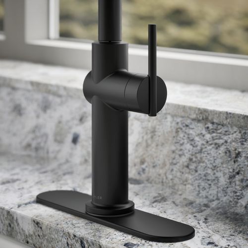 Main product image of Crue 1-Handle Pull Down Kitchen Faucet (Matte Black), K-22972-BL