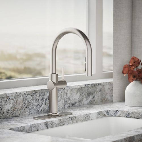 Main product image of Crue 1-Handle Pull Down Kitchen Faucet (Stainless Steel), K-22972-VS