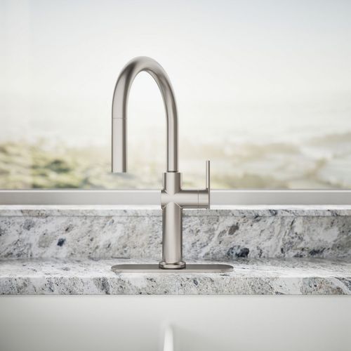 Main product image of Crue 1-Handle Pull Down Kitchen Faucet (Stainless Steel), K-22972-VS