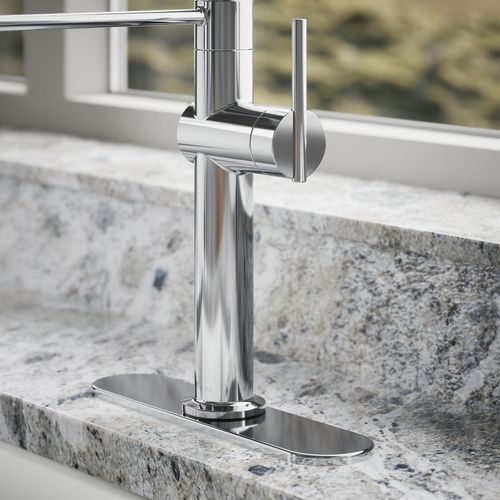 Main product image of Crue Semi-Professional 1-Handle Pull Down Kitchen Faucet (Polished Chrome), K-22973-CP