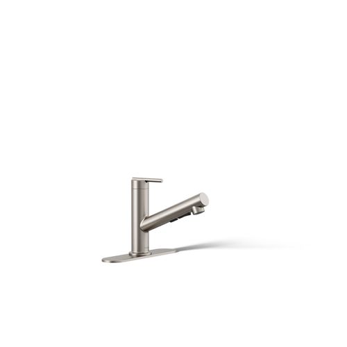 Main product image of Crue 1-Handle Pull Out Kitchen Faucet (Stainless Steel), K-22976-VS