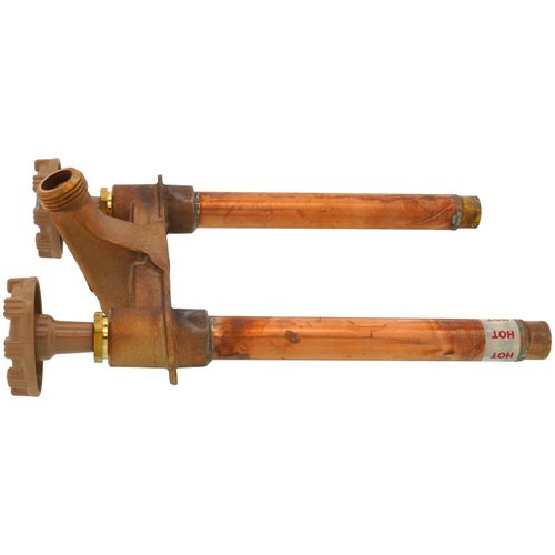 Main product image of Model 22 6", 1/2" x 3/4" Sweat Inlet Hot & Cold Anti-Siphon Wall Faucet w/ Metal Handle