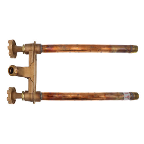 Main product image of Model 22 10", 1/2" MPT x Sweat Inlet Hot & Cold Anti-Siphon Wall Faucet w/ Metal Handle