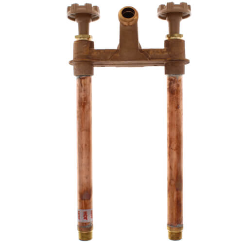 Main product image of Model 22 8", 1/2" MPT x Sweat Inlet Hot & Cold Anti-Siphon Wall Faucet w/ Metal Handle