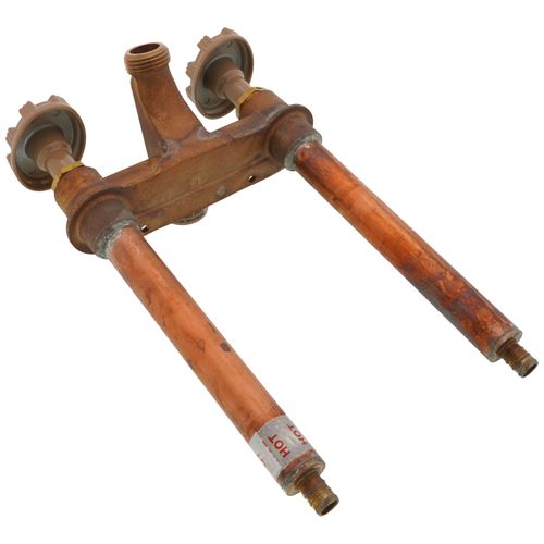 Main product image of Model 22 6", 1/2" PEX Crimp Inlet Hot & Cold Anti-Siphon Wall Faucet w/ Metal Handle