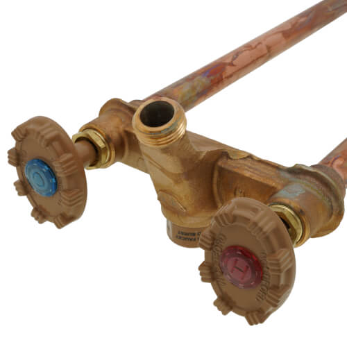 Main product image of Model 22 12", 3/4" PEX Crimp Inlet Hot & Cold Anti-Siphon Wall Faucet w/ Metal Handle