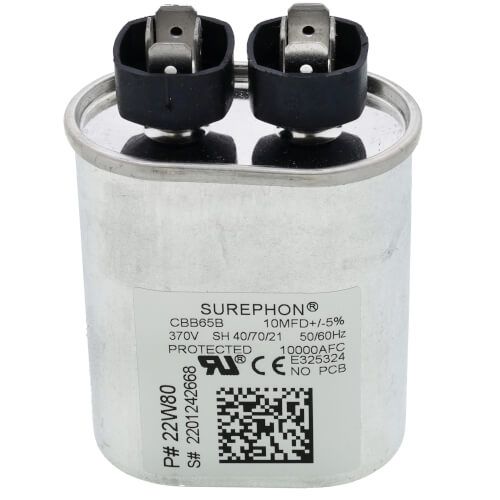 Main product image of 10 MFD Round Run Capacitor (370V), 22W80