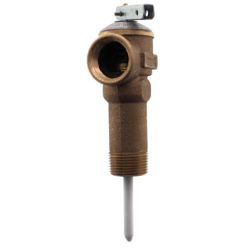 Main product image of 3/4" male Temp. & Pressure Valve w/ 2-1/5" stem, 105,000 btu (150 psi)