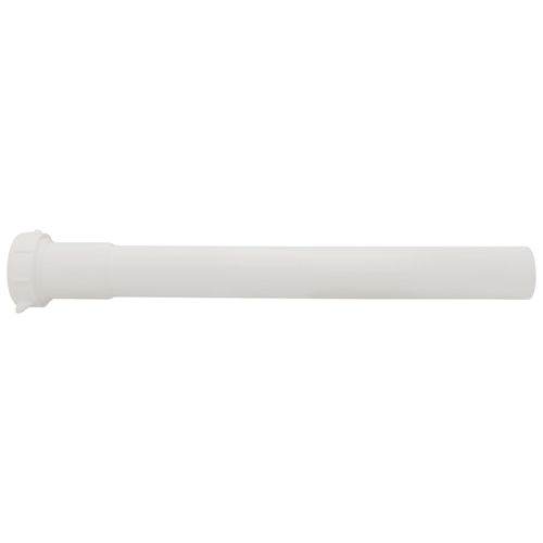 Main product image of 1-1/4" x 12" Slip Joint Tail Piece One End- White