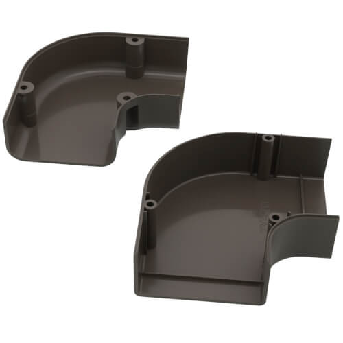 Main product image of 3" SpeediChannel 90-Degree Flat Bend (Brown)