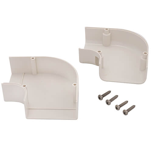 Main product image of 3" SpeediChannel 90-Degree Flat Bend (White)