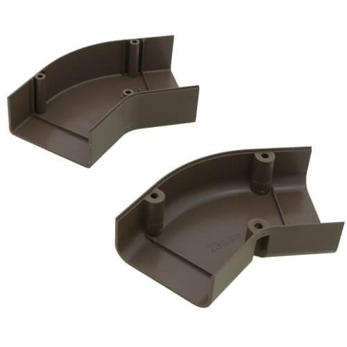 Main product image of 3" SpeediChannel 45-Degree Flat Bend (Brown)