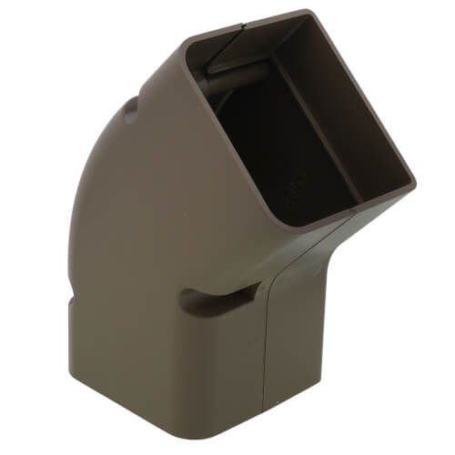 Main product image of 3" SpeediChannel 45-Degree Flat Bend (Brown)